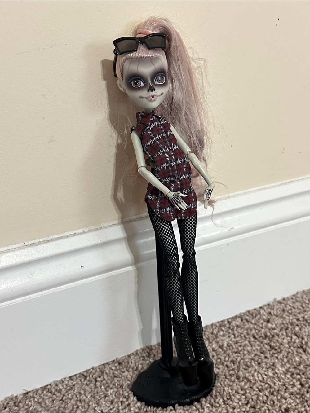 RARE!!! Monster High Zomby Zombie Gaga 11" Skullector Doll